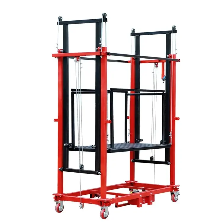 Mobile electric scaffold lift 2-8m electric scaffold