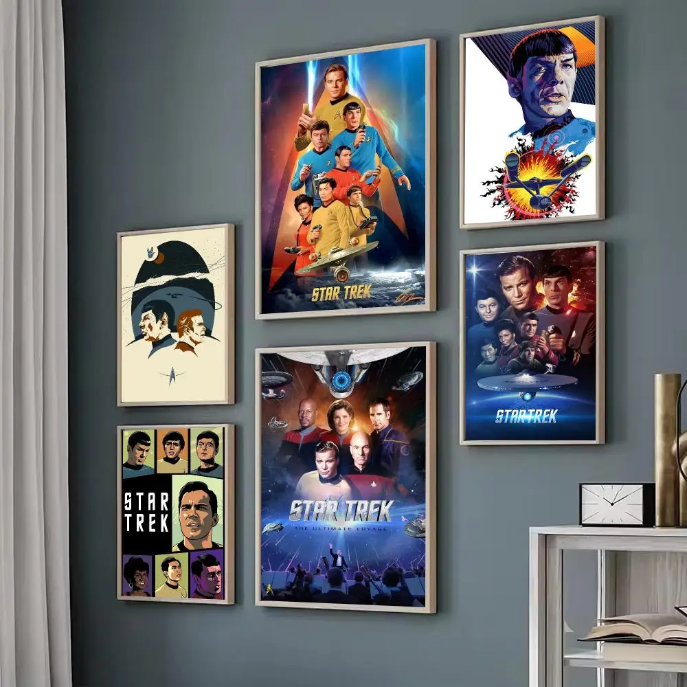 Star T-Trek Movie Logo Painting Calligraphy Decorative paintings Fancy Wall Sticker For Living Room Bar Decoration Room Wall Dec