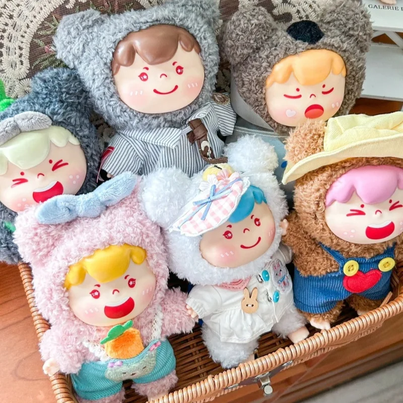 دمية وجه من الفينيل من سلسلة Woow Forest Dream، صندوق أعمى لطيف مصنوع يدويًا، لعبة هدية مفاجئة عصرية من الجيل الأول