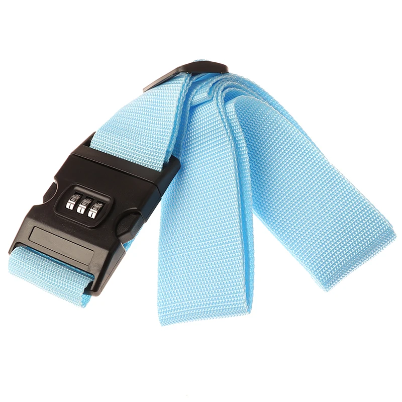 Durable Nylon Luggage Strap Secure Travel Suitcase Belt Lock Accessory