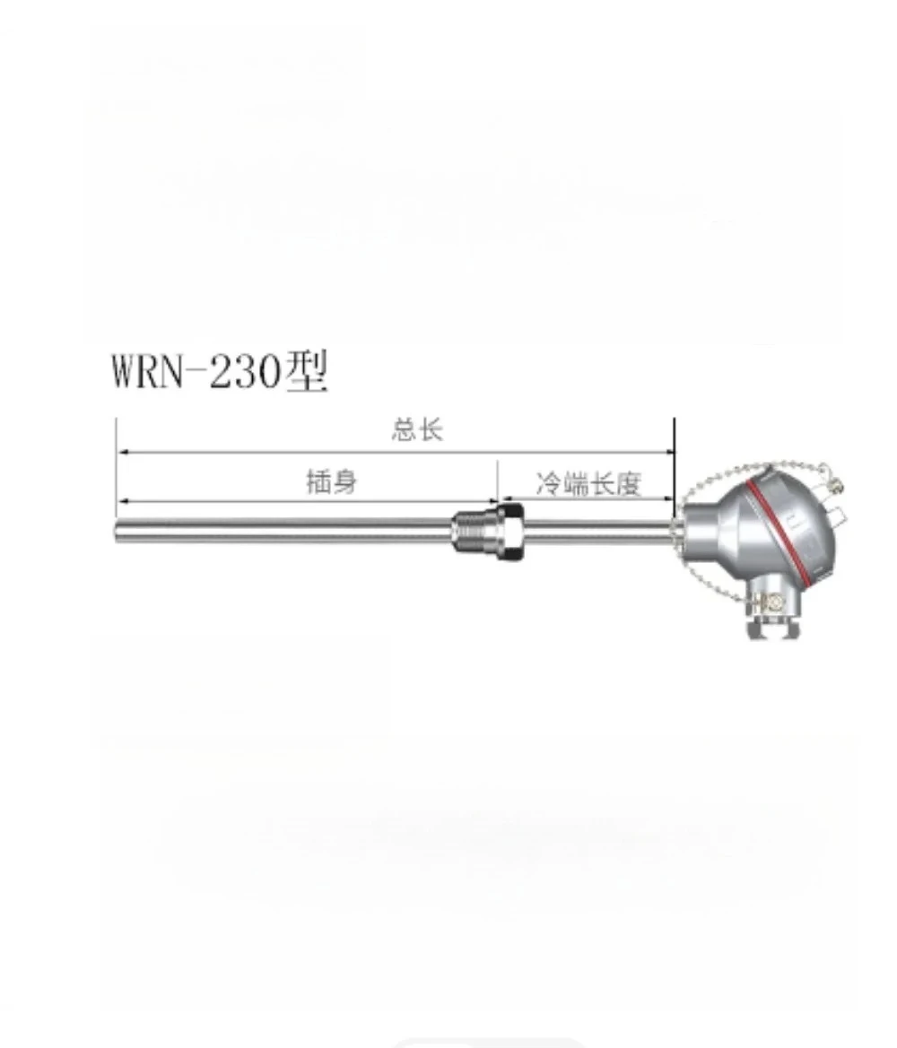 K type thermocouple probe 2520 material WRN-130/230 thermometer 310S brick kiln temperature sensor