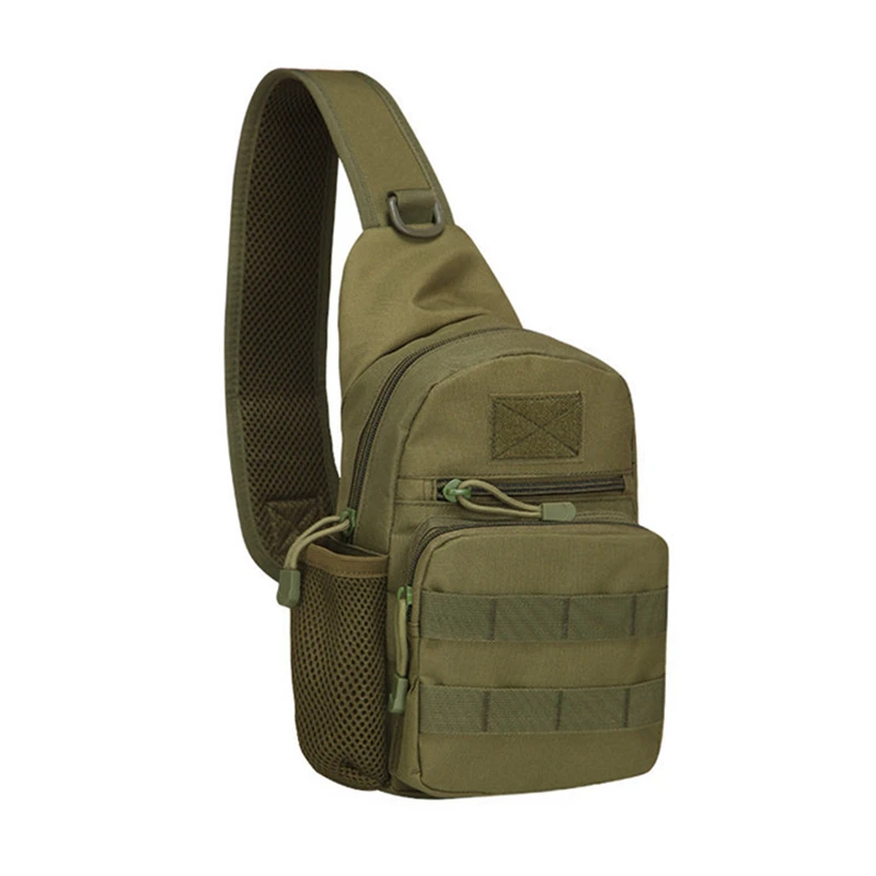 Bolso táctico militar para hombre, mochila Molle de pecho para senderismo, Camping, caza, pesca