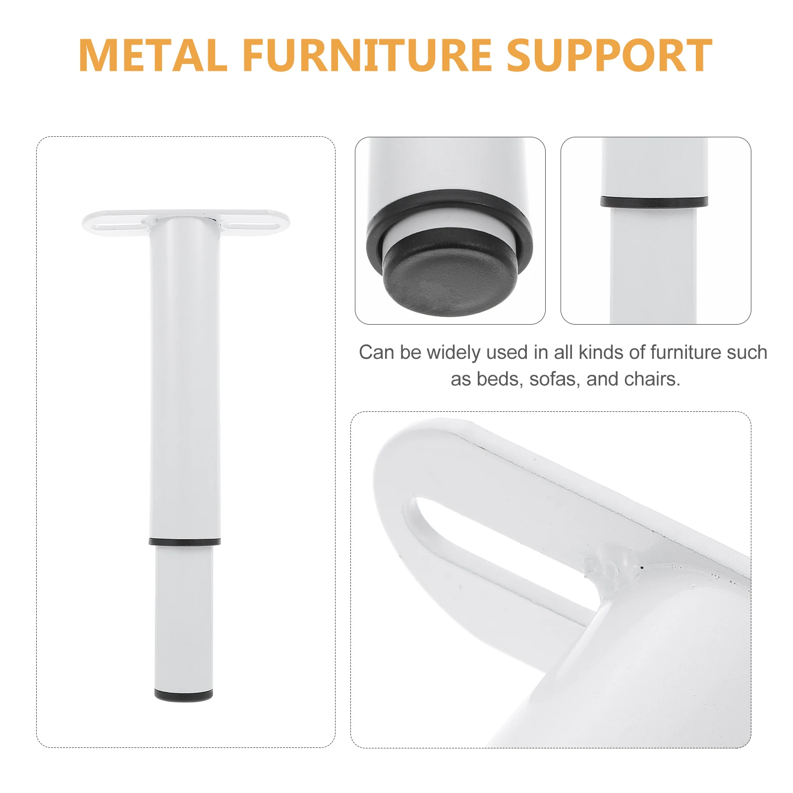 

Bed Risers Heavy Duty Foot Support Furniture Legs Cabinet Feet Adjustable