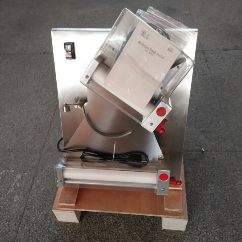 

* # Full Automatic 12 Inch Stainless Steel Pizza Dough Roller Electric Pressing Machine *