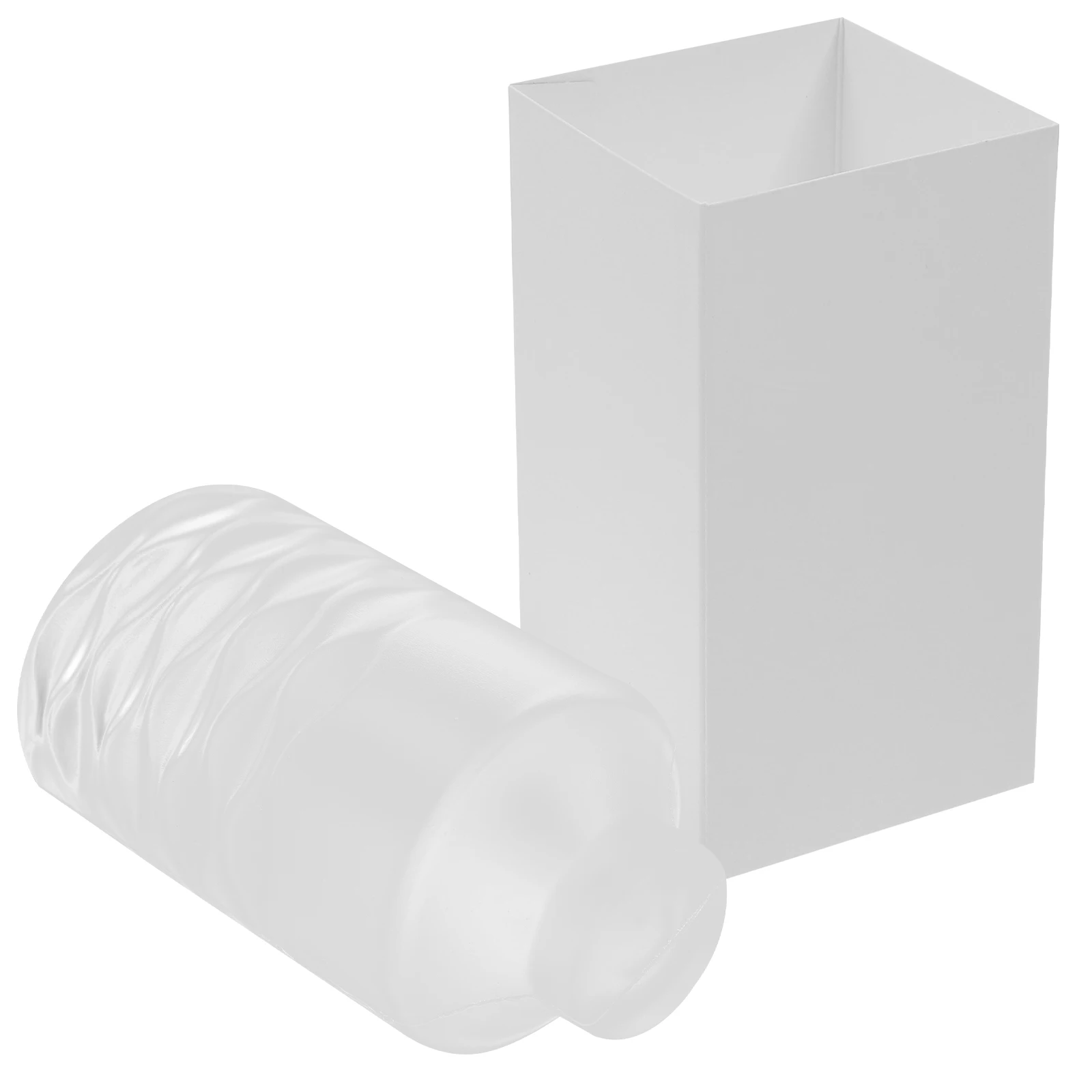

Pillar Aromatherapy Mold Creative Silicone Cylinder Diy Molds Moulds for Candles White Shaped