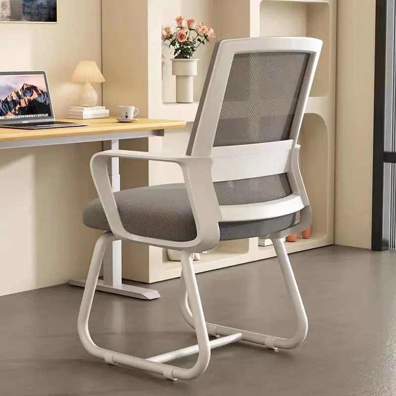 

Breathable Mesh Office Chair Ergonomic Bow Back Design Modern Staff Conference Chair