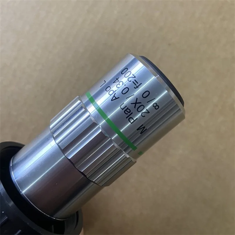 2/5/10/20/50X Visible APO Plan Apochromatic Microscope Objective Lens Infinity Long Working Distance Use Stand Microscope