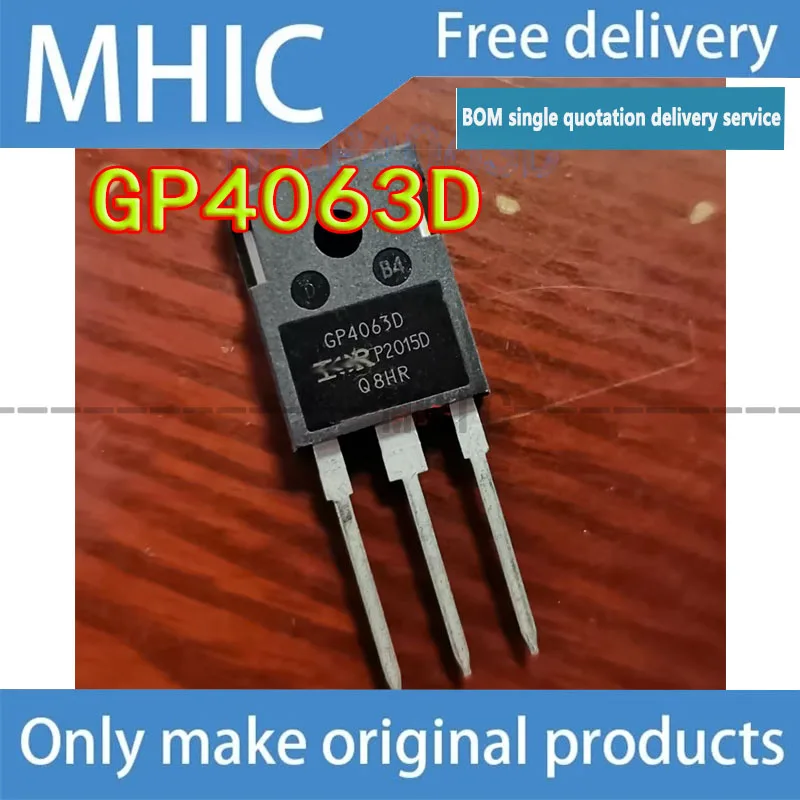 10PCS/LOT Free Shipping GP4063D IRGP4063D IGBT TRENCH 600V 48A TO247AC New Original