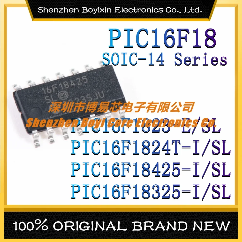 

PIC16F1823-E/SL PIC16F1824T-I PIC16F18425-I PIC16F18325-I Package: SOIC-14 New Original Genuine