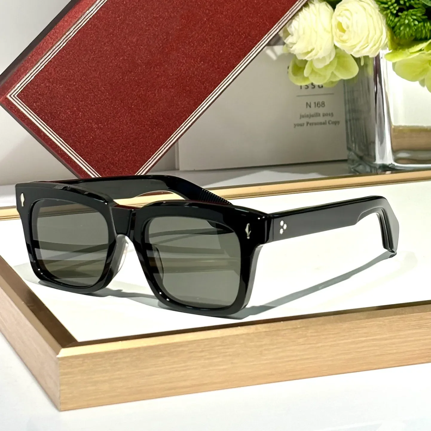 Fashion Sunglasses For Women and Men TORINO Style Anti-Ultraviolet Retro Plate Full Frame Special design Glasses Random Box