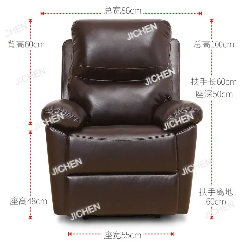 XQ JCH أريكة كهربائية واحدة كسول غرفة المعيشة ضوء التكنولوجيا الفاخرة القماش الجلود الفن الكمبيوتر الرجل العجوز استراحة الغداء يمكن الاستلقاء