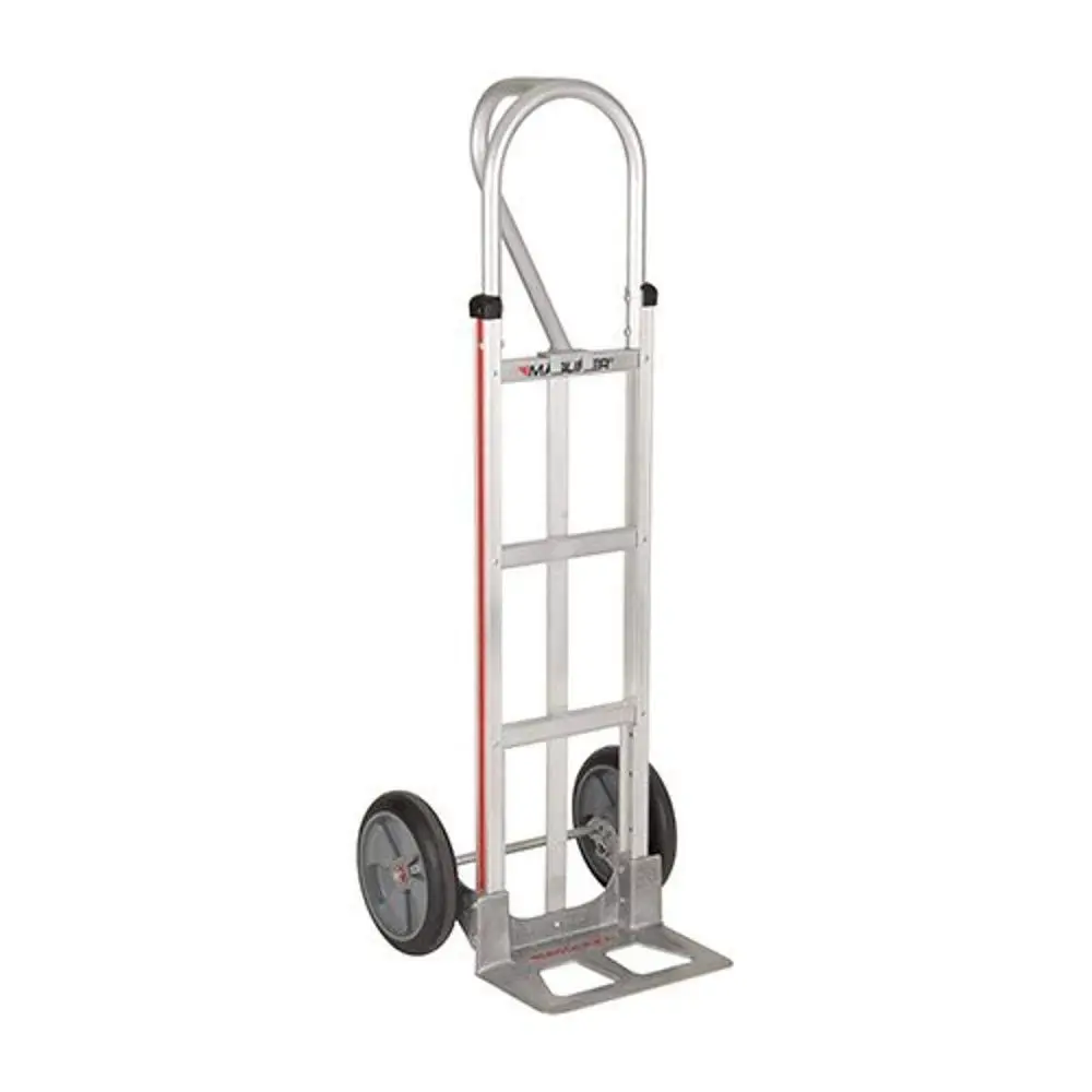 

Hand Truck with Veal Loop, TPR Tires, 52 H x 18.5 W x 18 L, Silver