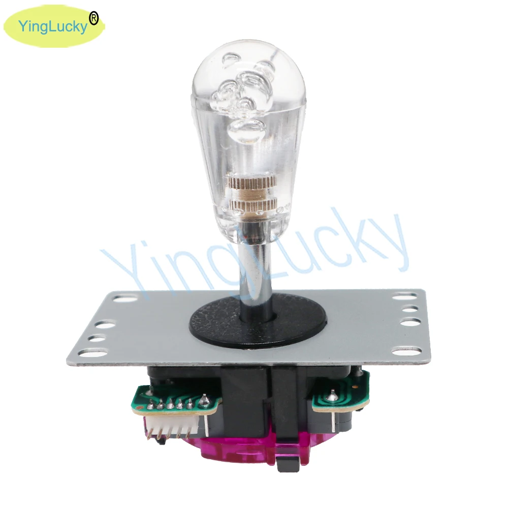 New Arcade Crystal Joystick 5pin 4/8 Way with Sanwa Crystal Ball Head Stick Gaming Controller Joystick Gate for Arcade Machines