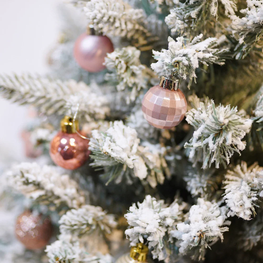 33 قطعة كرات عيد الميلاد زينة شجرة عيد الميلاد شجرة عيد الميلاد الحلي ديكور المنزل حفلة 2024 هدايا السنة الجديدة نويل نافيداد #4