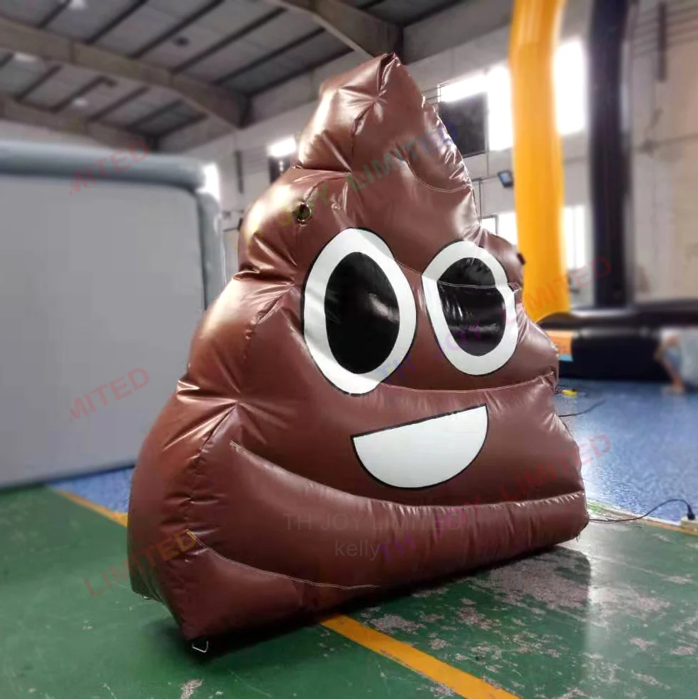Modèle de merde gonflable publicitaire géant personnalisé 2m/3m/4m modèle de merde gonflable publicité extérieure merde de dessin animé pour la Promotion