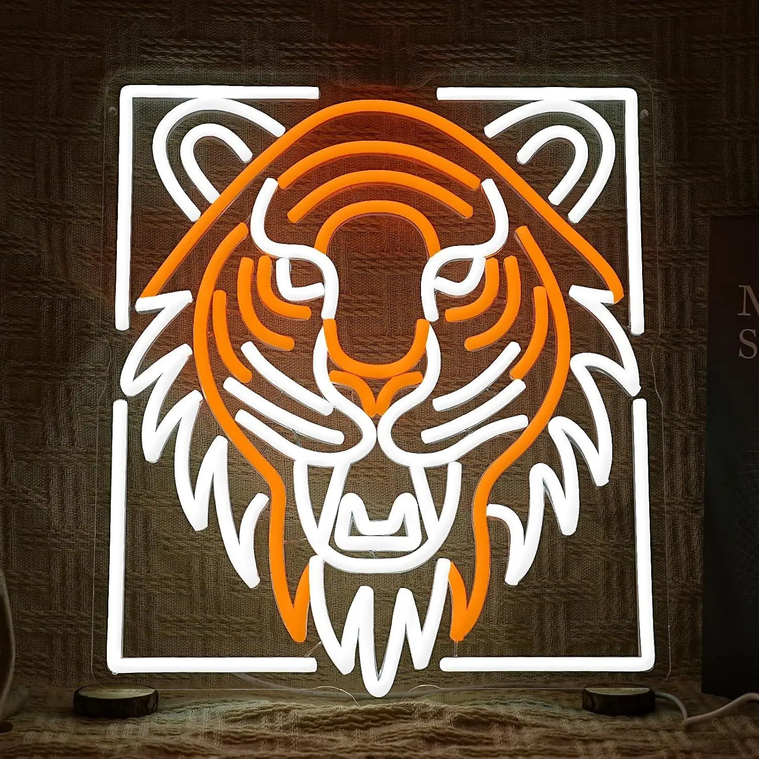 Tiger Neon Sign Animal LED Light for Man Cave Bedroom Zoo Bar Club Home Party Wall Decoration Night Light Special Gifts for Kids