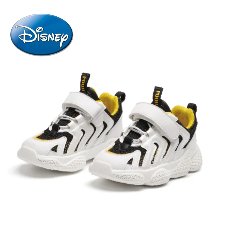 Disney Winnie the Pooh Children's Shoes Kids Sneakers Casual Seasons Breathable Comfortable Kids Shoes Girls Soft-soled Lightwe