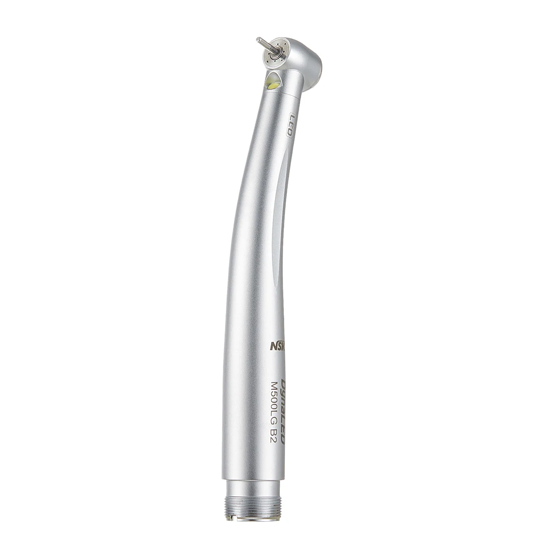 NSK DynaLED M500LG Turbine Handpiece Push Button Dental High Speed Handpiece LED Light 4 Water Spray Precision Dentistry Tool