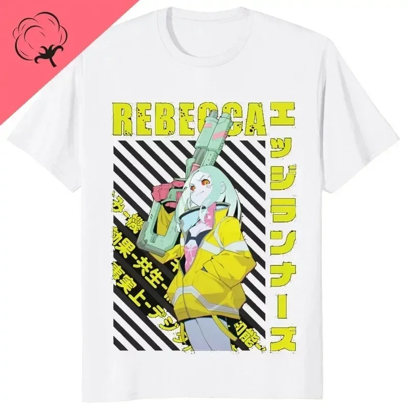 جديد وصول سايبر الشرير تي شيرت مطبوع المستقبل الشعور البصر نمط تي شيرت الصيف المرأة عادية قصيرة الأكمام الشارع الشهير التي شيرت