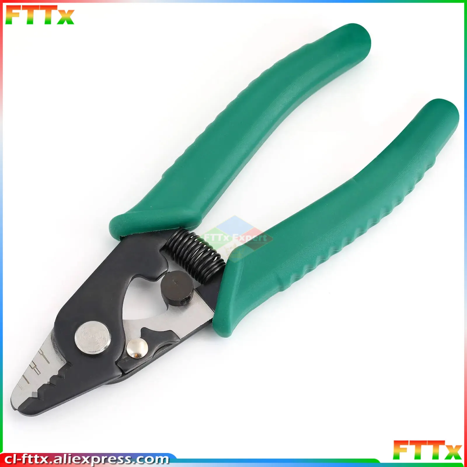 

1pcs 8PK-326 clamp Fiber stripping pliers Tri-Hole Fiber Optic Stripper FTTH FIber Wire stripper Drop Cable Stripper