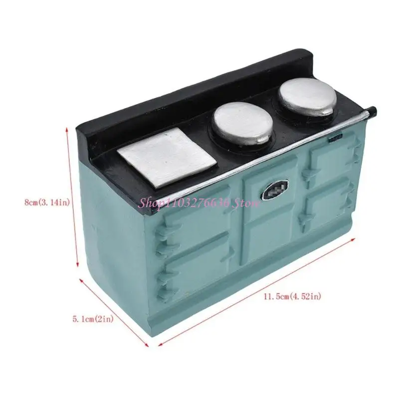 R6FD Küchenschrank Schränke Miniaturmöbel Modell Doll Houses Küchenzubehör Realistische Spielset 1:12