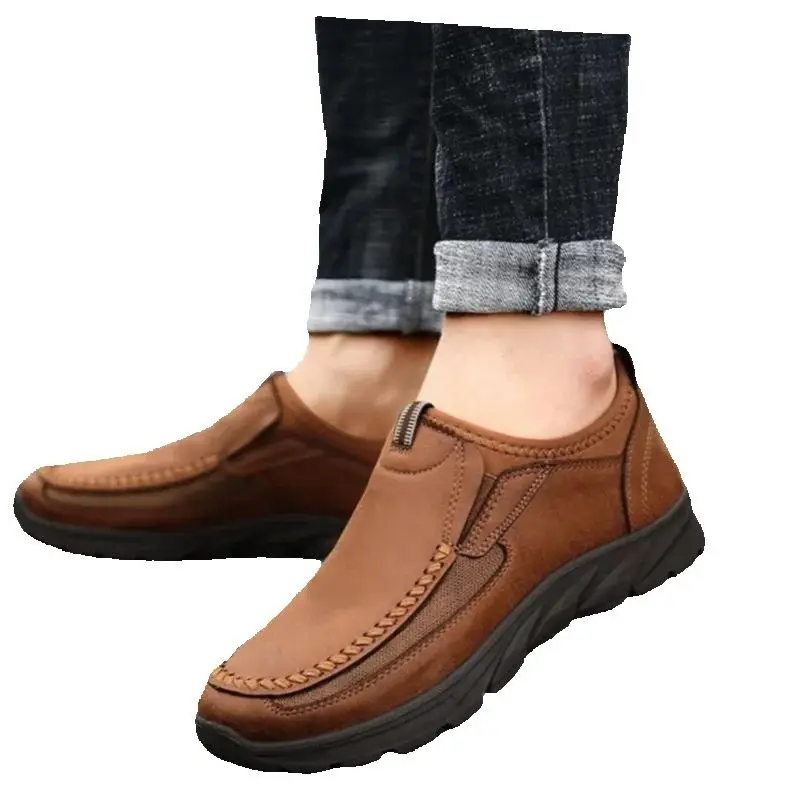 

Men Casual Shoes Breathable Loafers Sneakers Fashion Comfortable Flat Handmade Retro Leisure Loafers