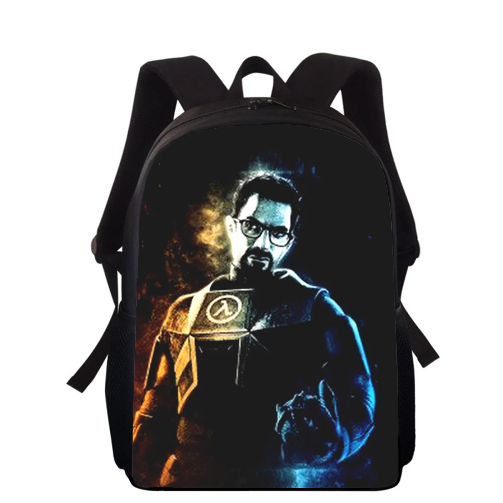 half life HL game 16" 3D Print Kids Backpack Primary School Bags for Boys Girls Back Pack Students School Book Bags