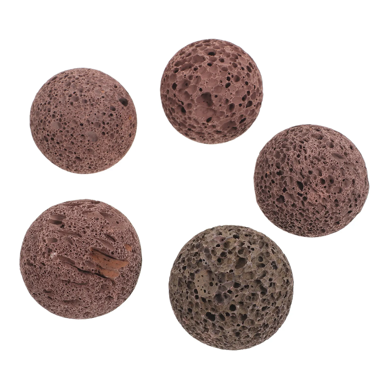 5Pcs Sauna Stones Volcanic Rock Replacement Heater Stones Natural Lava Rock Steam Sauna Accessories Indoor Outdoor 5Cm