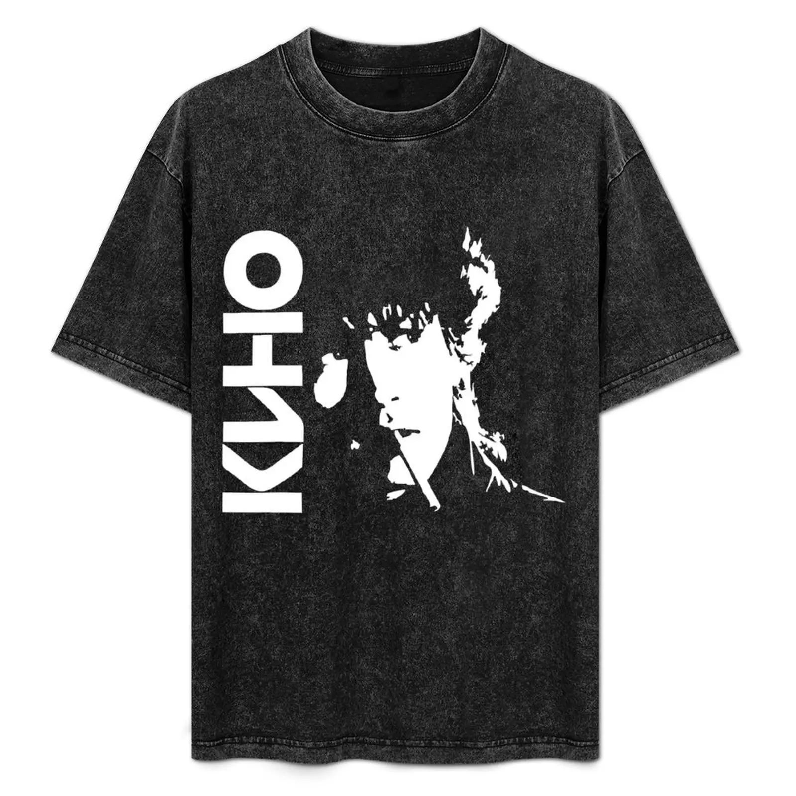 Vintage Photograp Viktor Tsoi Rock Musician Russia Cinema Gift Long Sleeve Awesome For Music Fan T-Shirt blanks men tshirt