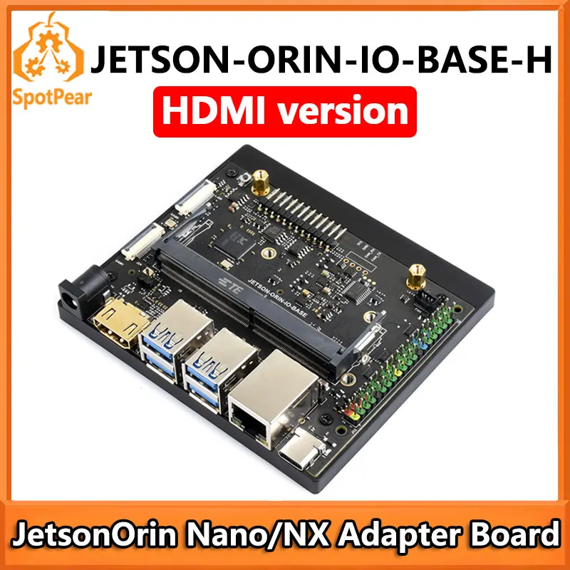 Jetson Orin Nano/NX Super Developer IO Base Development Board HDMI Version For Jetson Orin Nano/NX Module