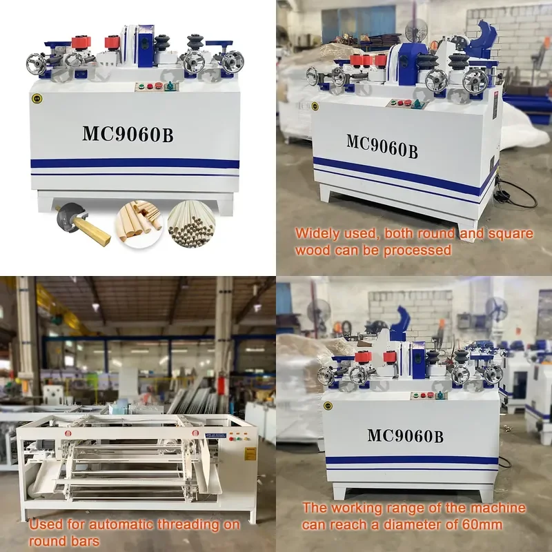 

motorized broom handle making machine for wood round rod sticks