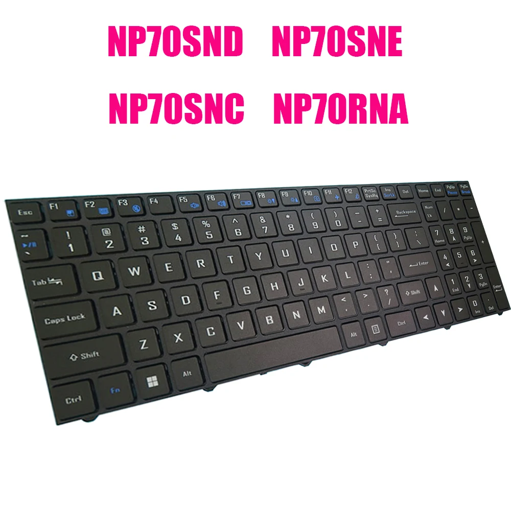 

New English US Keyboard For Dream Machines NP70SND NP70SNE NP70SNC NP70RNA Black With Frame