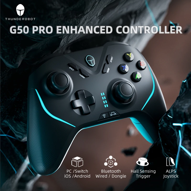 

Thunderobot G50Pro Gamepad For PC Buletooth Wireless Wired Controller Vibration Gamepad Joystick for Nintendo Switch