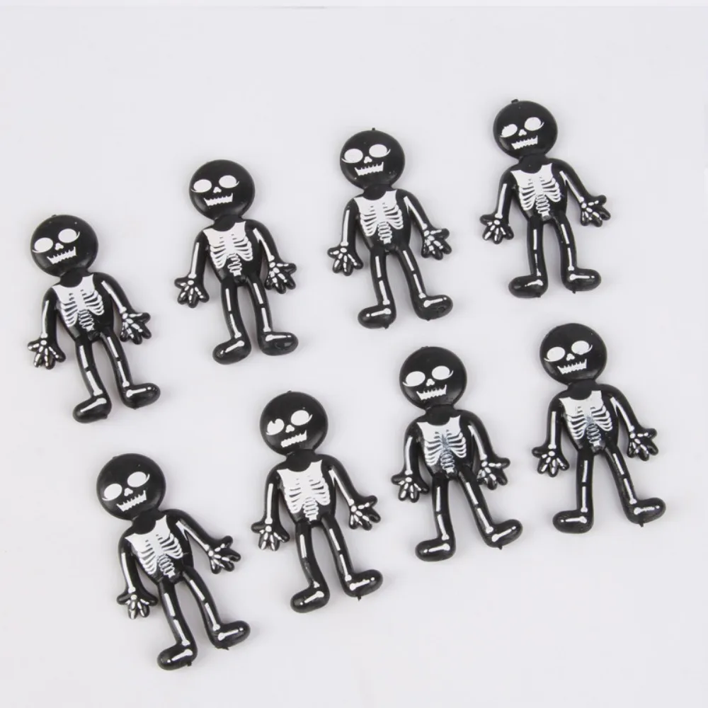 12-36 Pcs Halloween Stretchable TPR Little Black Halloween Ghost Festival Tricky Funny Party Gift Decoration Carnival Gift