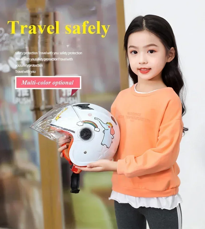 2024 New 3C Men's and Women's Bicycle Helmets Children's Half Helmets Motorcycle Helmets Safety for All Seasons