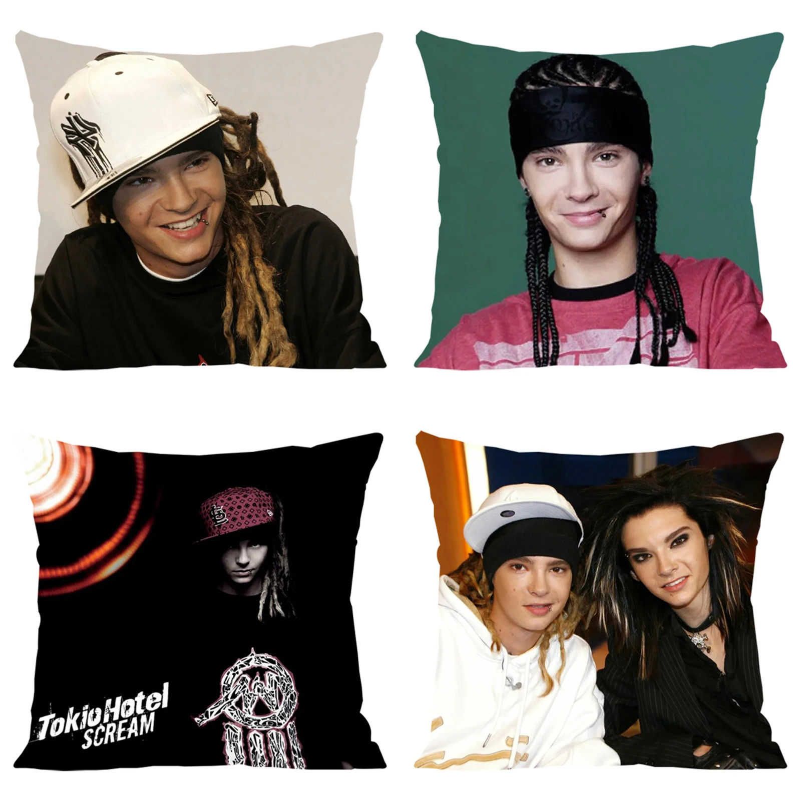 

Decorative Pillowcase 40x40 T-Tom Kaulitz Home Decor Cushion Covers for Decorative Cushions Pillow Cases 45x45 Cushions Cover