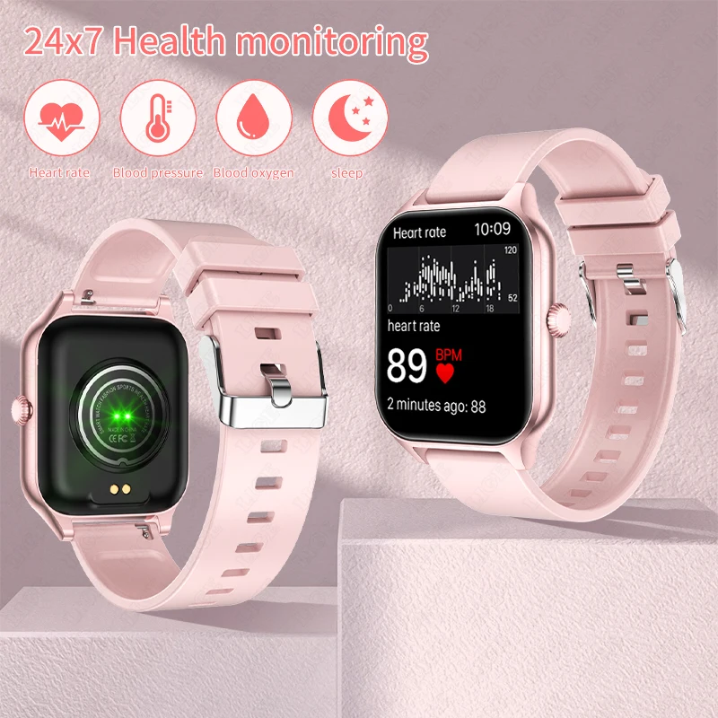 Luxury Smart Watch For Women Bluetooth Calling Music Fitness Sports Bracelet Health Monitoring 1.83 Inch Ladies Smartwatch Women