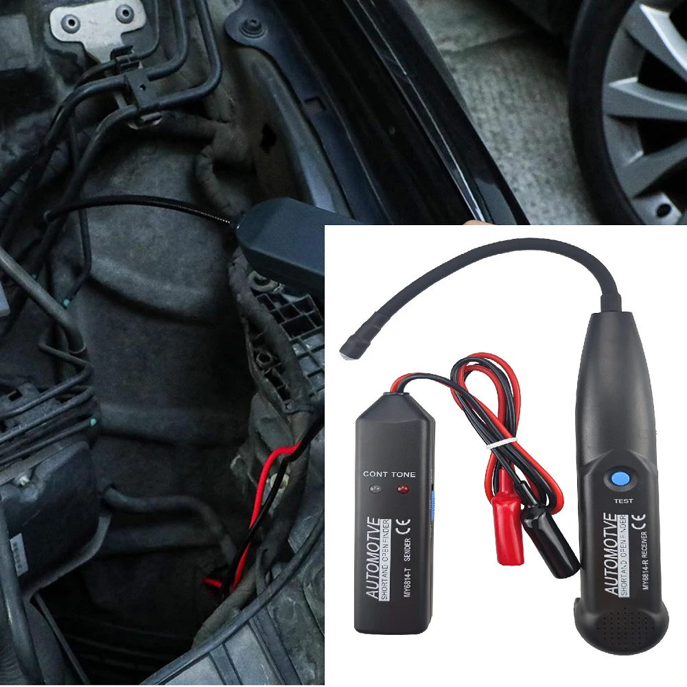 For Car Repair Line Finder Auto Cable Finder Cable Repair Tasks Check Cable Breaks Flexible Probe Headphone Compatible