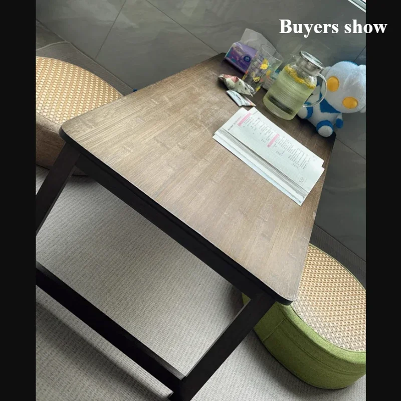 พับโต๊ะไม้,ญี่ปุ่น Bay หน้าต่างระเบียงกาแฟตาราง,Tatami บ้านห้องนอนเตียงคอมพิวเตอร์โต๊ะศึกษาต่างๆ Rack สําหรับ Tatami