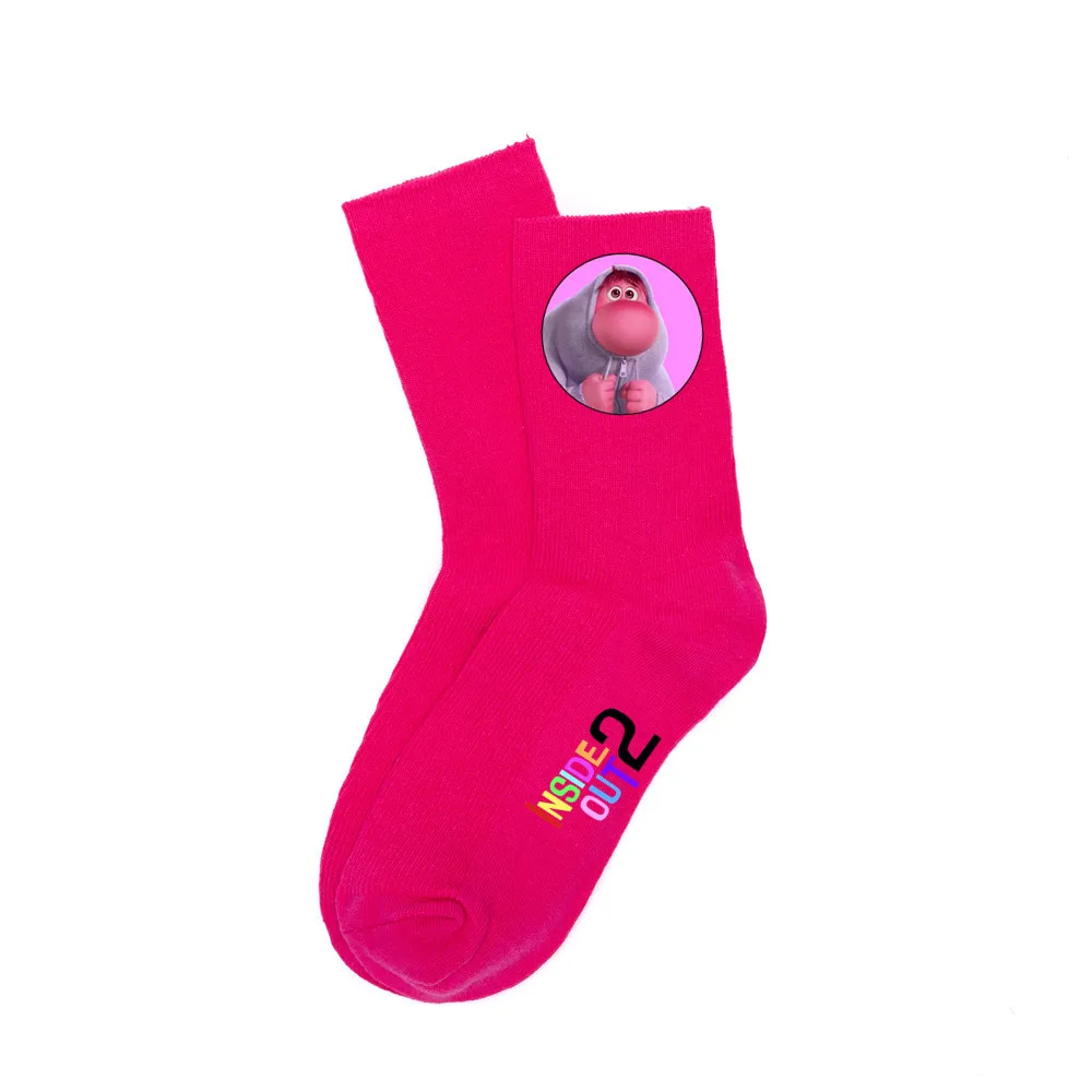 Chaussettes de dessin animé Disney à l'envers pour garçons et filles, bas longs décontractés, accessoires de mode mignons, cadeau