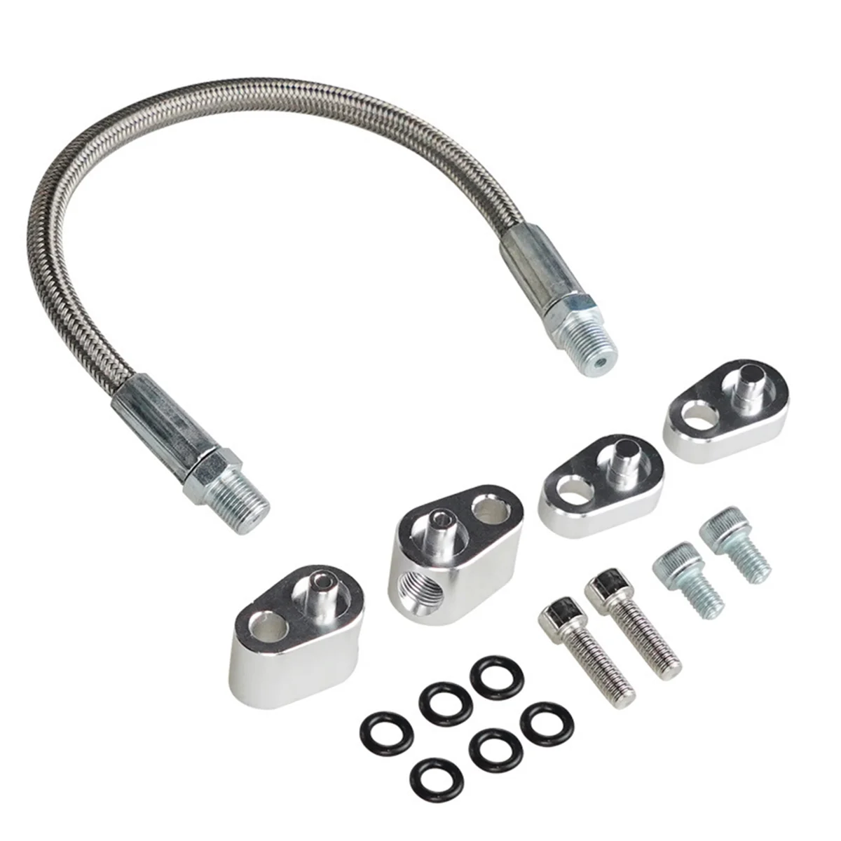 2025+ Coolant Steam Crossover Hose High Performance Easy Install Replacement Quality Steam Hole Fittings Coolant Hose Kit