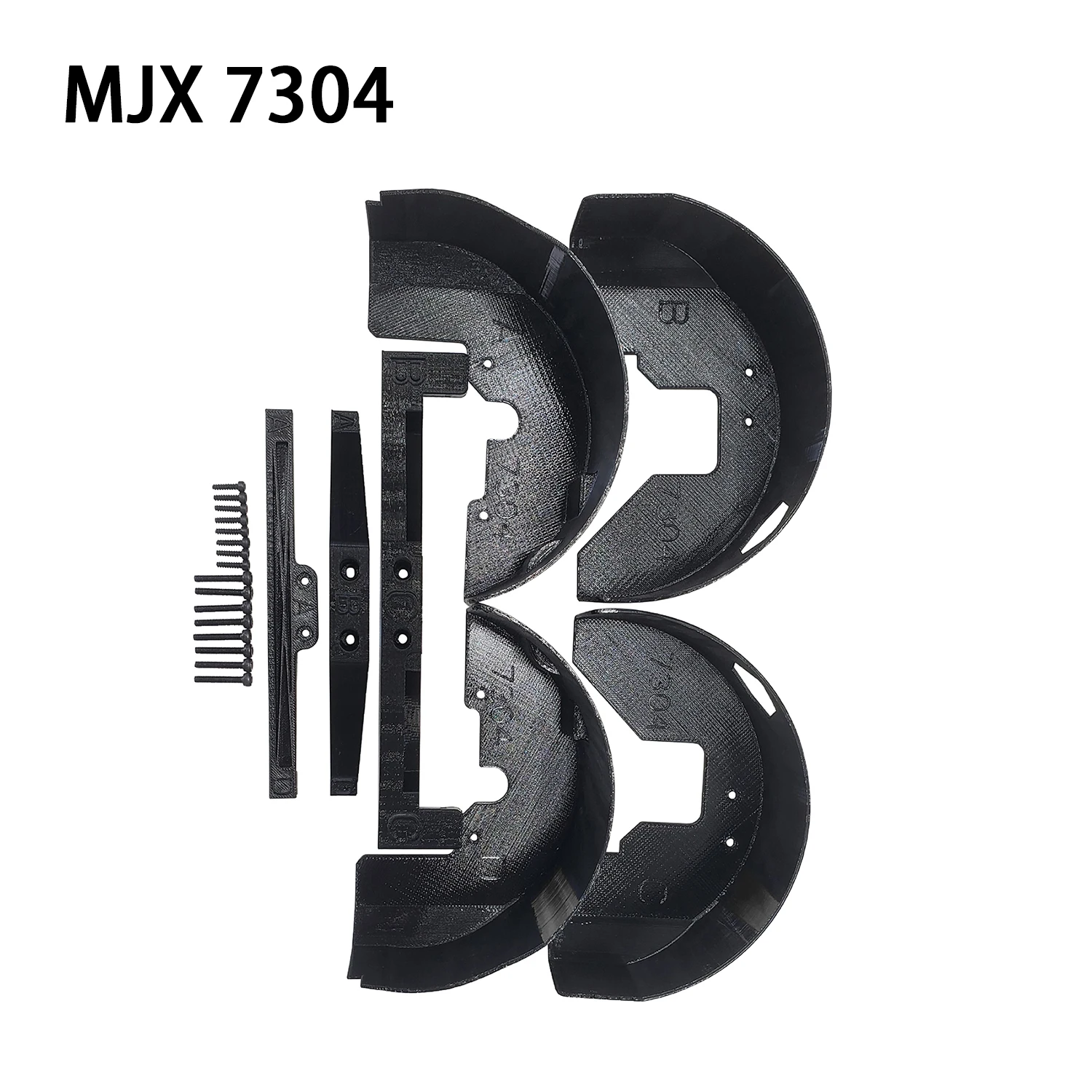 MJX 7304 Simulation Front Rear Fenders Fender Lining For Mjx 7304 Hyper Go 1/7 Rc Car RC Car Off-road Truck Upgrade Parts