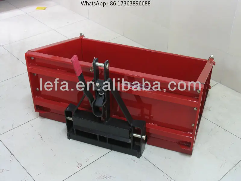 Agricultural Tractor 3 Point Tipping Transport Box  With CE