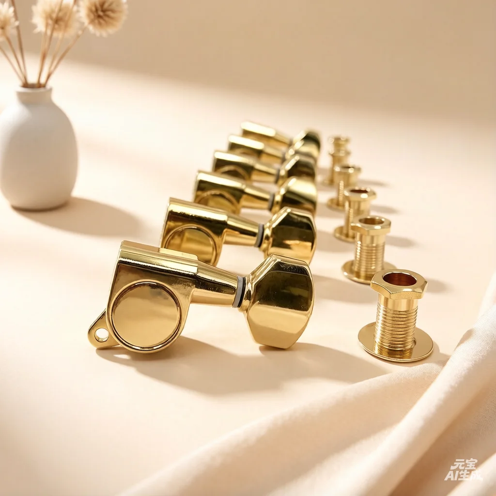 Golden Color Genuine P.W Electric Guitar Machine Head&Tuner Peg 6 inline Stock Items Special Sales Gear Ratio 1:14