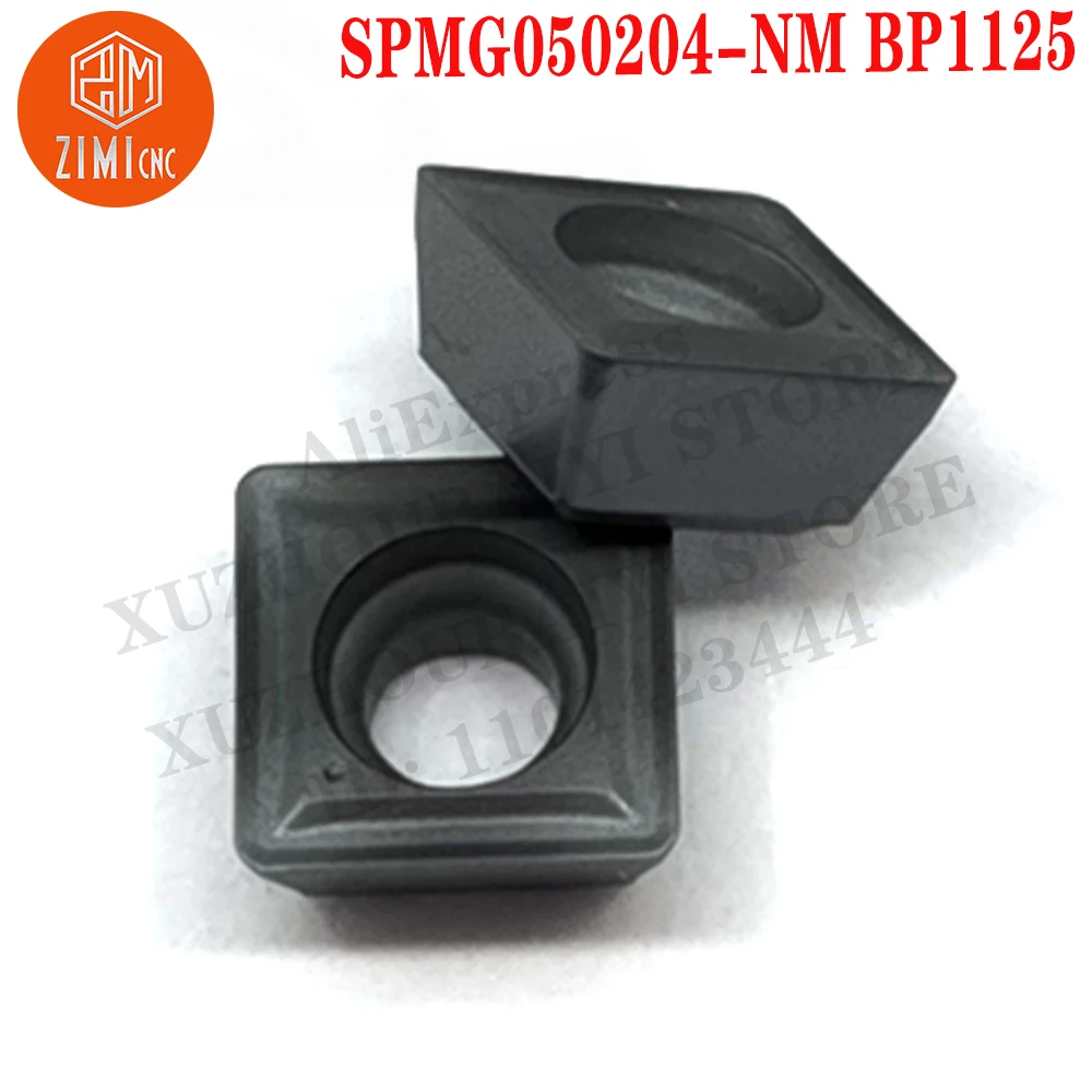 SPMG050204-NM BP1125 SPMG 050204 إدراجات كربيد تحول أدوات القاطع أدوات CNC شفرات أدوات القطع الميكانيكية مخرطة معدنية SPMG