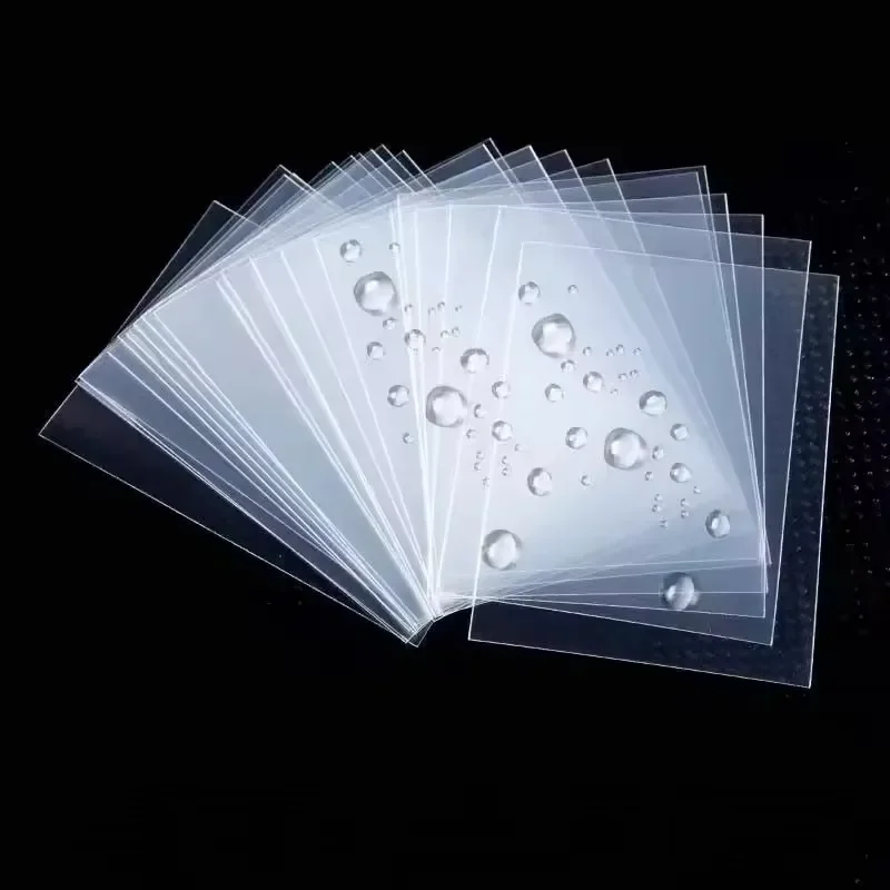 500-50PCS Premium Clear Plastic Card Sleeves Sturdy Transparent Card Holder Korea Kpop Idol Photcard Holographic Protector Film view 5