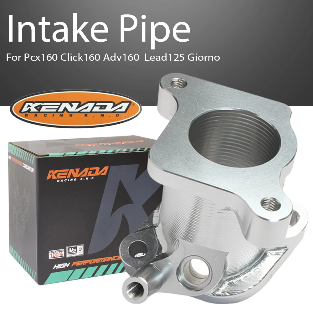 

KENADA RACING CNC Throttle Body Intake Pipe For Pcx Click Adv 160 Lead125 Giorno