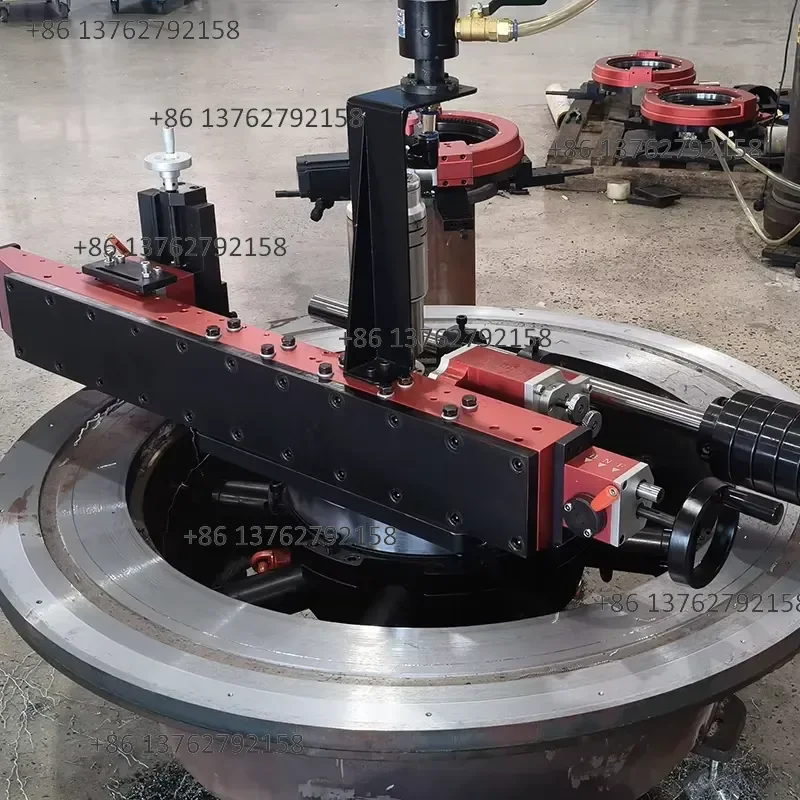 【2026】 FLP-1650 Automatic ID Mounted Stainless Steel Flange Facing Machine for Pipe Chamfering 380V/220V 1.5kW 1 Year