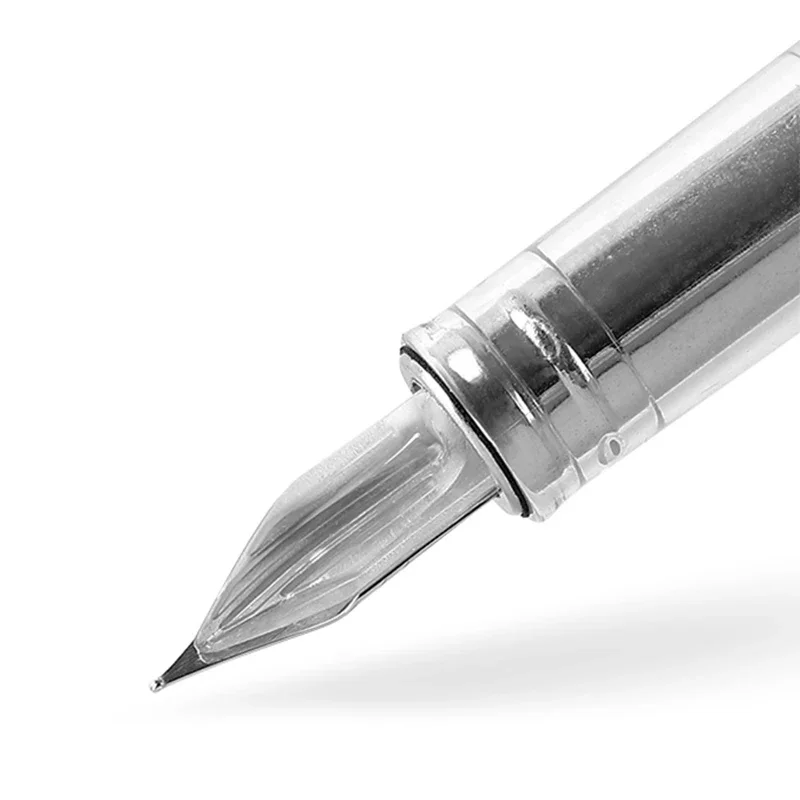 3013 สูญญากาศลบความดัน Fountain ปากกาเรซิ่นโปร่งใสหมึกปากกา EF/F Nib 0.38/0.5mm Fountain ปากกาธุรกิจของขวัญ