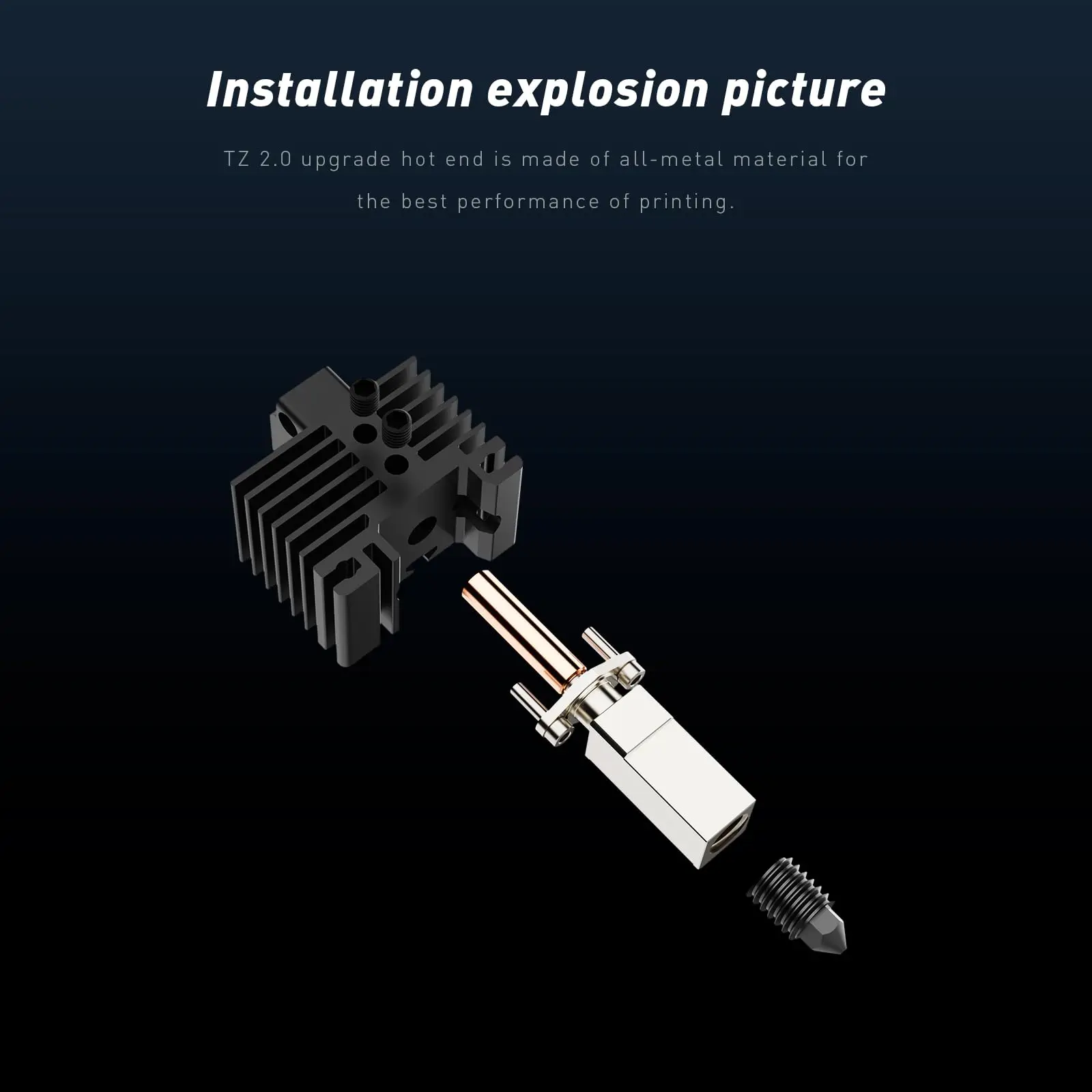 For Bambu lab Hotend Nozzle Upgrade Hotend CHT Nozzle Hardened Steel Nozzle 500°C For Bambu lab x1c Hotend P1P Plated Copper